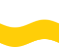 Viftande Schlesien (preussisk provins) flagga statisk