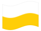 Animerad flagga Schlesien (preussisk provins)