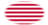 Sons of Liberty (USA ca 1765, 13 fält)-Flagga som oval vinjett