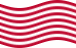 Viftande Sons of Liberty (USA ca 1765, 13 fält) flagga statisk