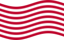 Viftande Sons of Liberty (USA ca 1765, 13 fält) flagga statisk