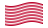 Sons of Liberty (USA ca 1765, 13 fält)-Flagga som vajar