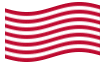 Animerad flagga Sons of Liberty (USA ca 1765, 13 fält)