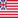 Grand Union (USA 1775-1777)-Flagga fyrkant