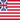Grand Union (USA 1775-1777)-Flagga fyrkant