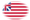 Grand Union (USA 1775-1777)-Flagga som oval vinjett