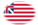 Grand Union (USA 1775-1777)-Flagga som oval vinjett