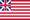 Grand Union (USA 1775-1777)-Flagga rektangulär