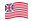 Grand Union (USA 1775-1777)-Flagga som vajar