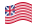 Grand Union (USA 1775-1777)-Flagga som vajar