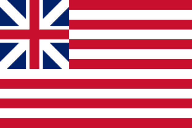 Flagga Grand Union (USA 1775-1777)