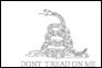 Gadsden (USA ca 1775) – flagga att färglägga