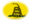 Gadsden (USA ca 1775)-Flagga som oval vinjett