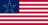 Great Star (USA 1818-1819)-Flagga rektangulär