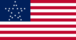 Great Star (USA 1818-1819)-Flagga rektangulär