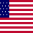 Star-Spangled Banner (USA 1795-1818)-Flagga fyrkant