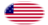 Star-Spangled Banner (USA 1795-1818)-Flagga som oval vinjett