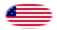 Star-Spangled Banner (USA 1795-1818)-Flagga som oval vinjett