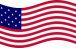 Viftande Star-Spangled Banner (USA 1795-1818) flagga statisk