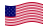 Star-Spangled Banner (USA 1795-1818)-Flagga som vajar