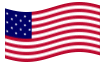 Animerad flagga Star-Spangled Banner (USA 1795-1818)