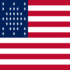 Fort Sumter (USA 1861)-Flagga fyrkant