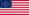 Fort Sumter (USA 1861)-Flagga rektangulär
