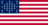 Fort Sumter (USA 1861)-Flagga rektangulär