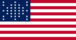 Fort Sumter (USA 1861)-Flagga rektangulär