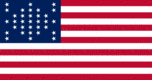 Fort Sumter (USA 1861)-Flagga rektangulär