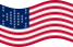 Viftande Fort Sumter (USA 1861) flagga statisk