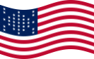 Viftande Fort Sumter (USA 1861) flagga statisk