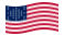 Fort Sumter (USA 1861)-Flagga som vajar