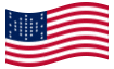 Animerad flagga Fort Sumter (USA 1861)