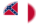 Blood-Stained Banner (Konfedererade staterna 1865)-Flagga som oval vinjett