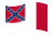 Blood-Stained Banner (Konfedererade staterna 1865)-Flagga som vajar
