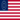 USA 37 stjärnor (1867-1877)-Flagga fyrkant