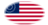 USA 37 stjärnor (1867-1877)-Flagga som oval vinjett