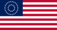 Flagg grafik USA 37 stjärnor (1867-1877)