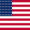 USA 48 stjärnor (1912-1959)-Flagga fyrkant