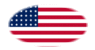USA 48 stjärnor (1912-1959)-Flagga som oval vinjett