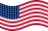 Viftande USA 48 stjärnor (1912-1959) flagga statisk
