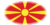 Makedonien-Flagga som oval vinjett