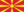 Makedonien-Flagga rektangulär