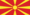 Makedonien-Flagga rektangulär