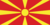 Makedonien-Flagga rektangulär