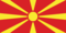 Makedonien-Flagga rektangulär