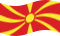 Viftande Makedonien flagga statisk