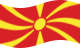 Viftande Makedonien flagga statisk