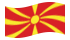 Makedonien-Flagga som vajar